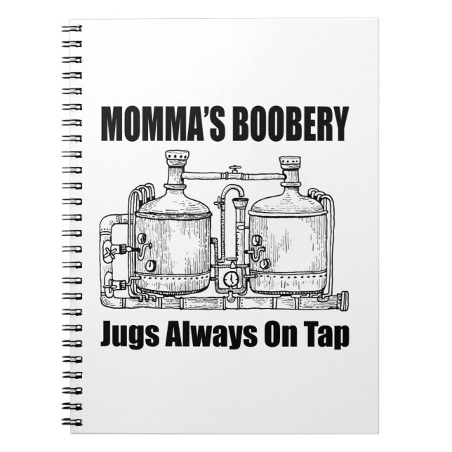 Carnet Les Jugs De Booberie De Momma Toujours Sur Le Bac (Devant)