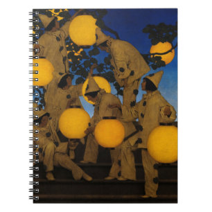 Carnet Les Lantern Bearers, 1908 par Maxfield Parrish