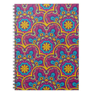 Carnet Les mandalas tribaux sans couture ethnique indiens