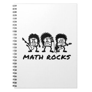 Carnet Les maths déchirent Humour sur le groupe de rock a