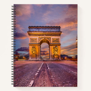 Carnet Les monuments Arc de Triomphe, Paris France