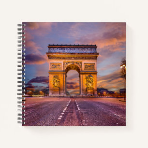 Carnet Les monuments Arc de Triomphe, Paris France
