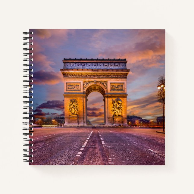 Carnet Les monuments | Arc de Triomphe, Paris France (Devant)