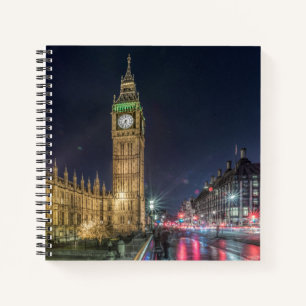 Carnet Les monuments   Big Ben la nuit