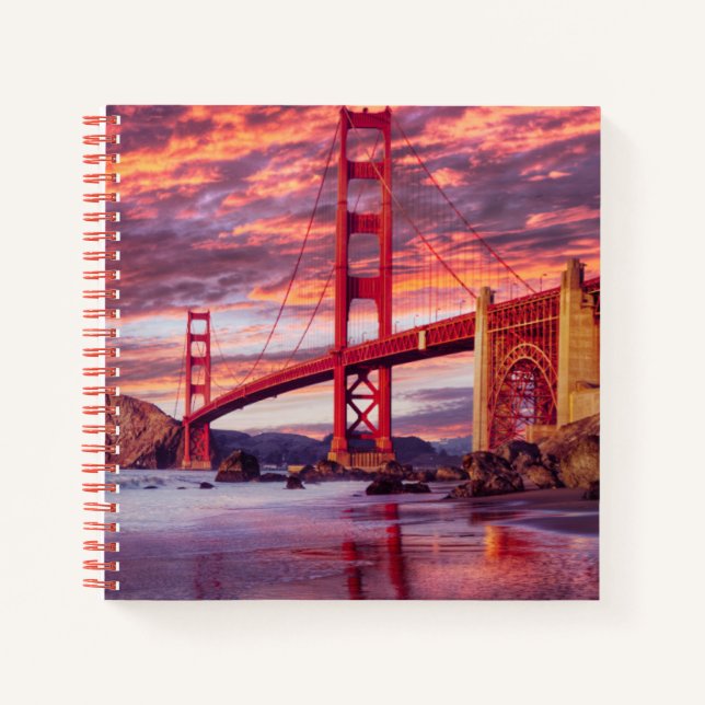 Carnet Les monuments | The Golden Gate San Francisco, CA (Devant)