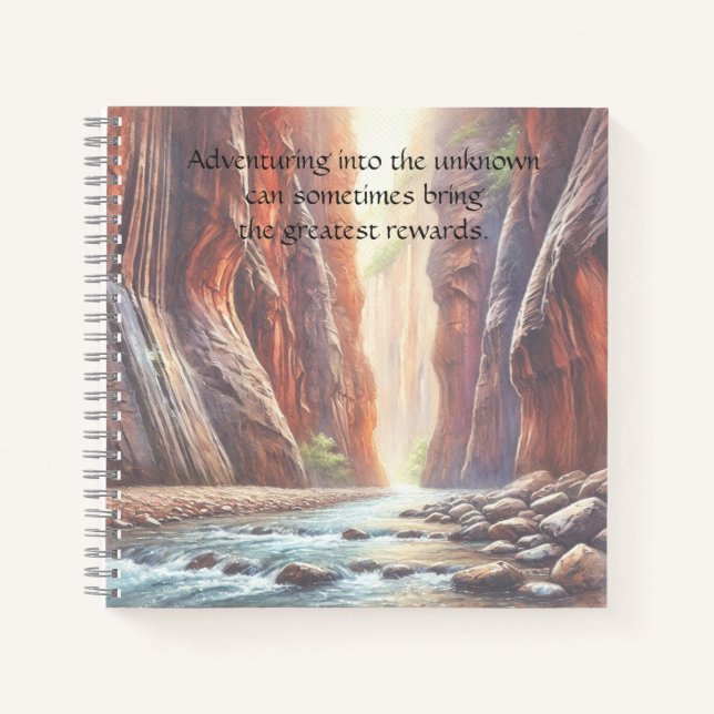 Carnet Les Narrows / Zion National Park & Citation (Devant)