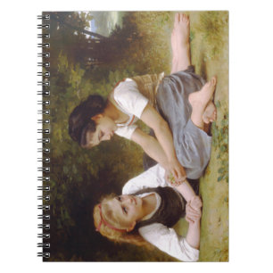 Carnet Les Noisettes : Jeunes Filles Cueillant des Noiset