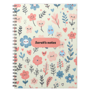 Carnet Les notes de Sarah Cute Floral