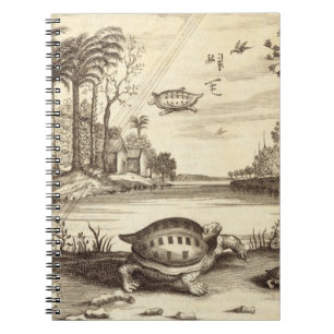 Carnet Les oeufs de tortue hachant, de "Chine ont
