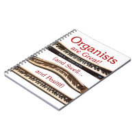 Les organistes sont grands - les lettres rouges