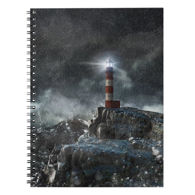 Carnet Les phares | Phare dans la tempête (Devant)