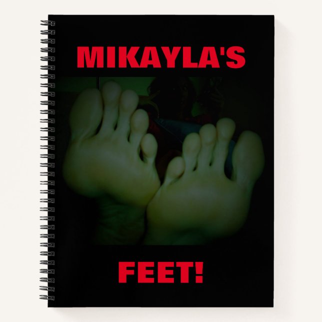 CARNET LES PIEDS DE MIKAYLA (Devant)