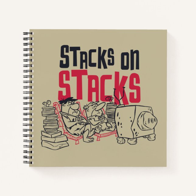 Carnet Les Pierrafeu | Fred & Barney - Stacks on Stacks (Devant)