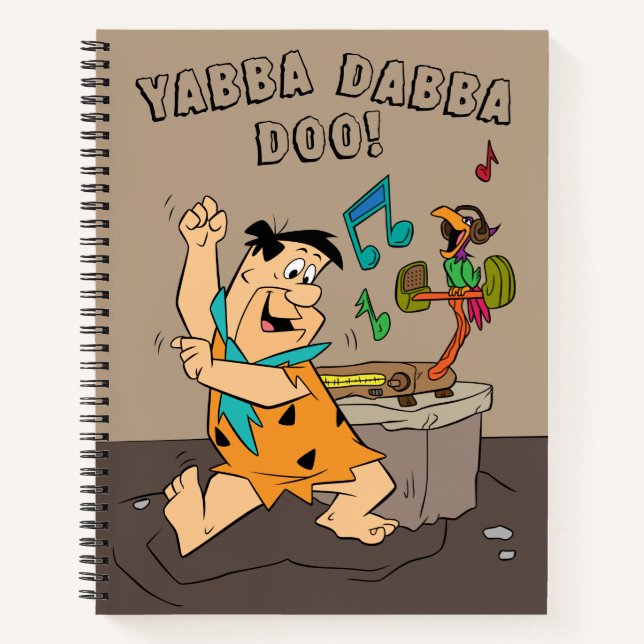 Carnet Les Pierrafeu | Fred Flintstone Dancing (Devant)