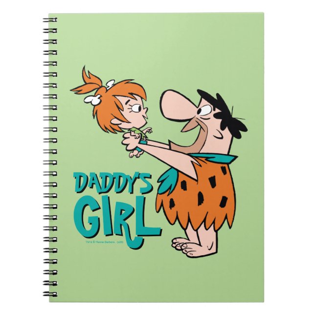 Carnet Les Pierrafeu | Fred & Pebbles - La fille de papa (Devant)