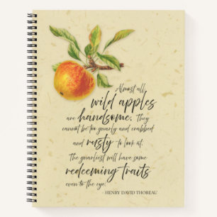 Carnet Les Pommes Sauvages Sont Belles