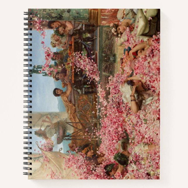 Carnet Les Roses d'Heliogabalus (Luxe romain antique) (Devant)