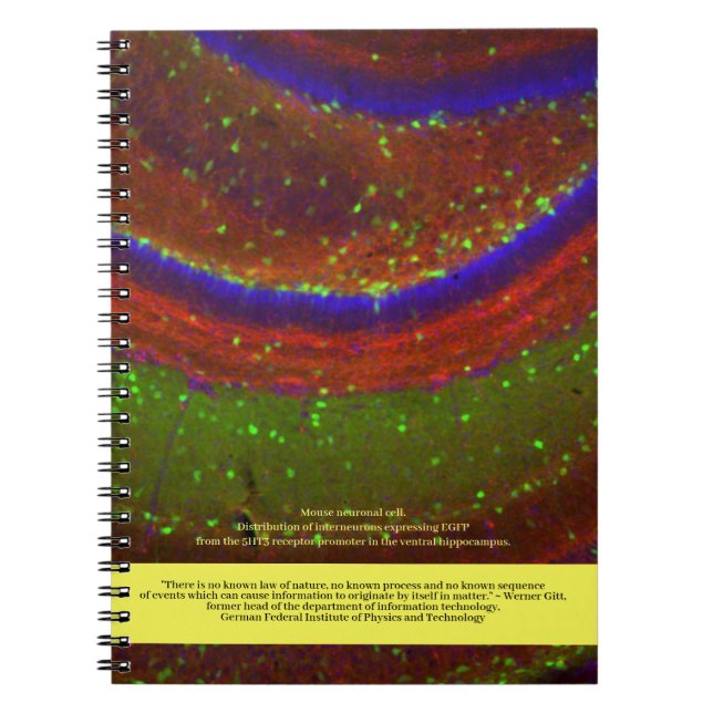 Carnet Les scientifiques disent ... Citation et cellule n (Devant)