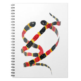 Carnet Les serpents de corail Art animal