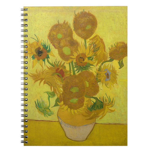 Carnet Les tournesols de Van Gogh (Devant)