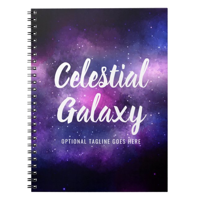 Carnet L'espace de galaxie tient le premier rôle la (Devant)