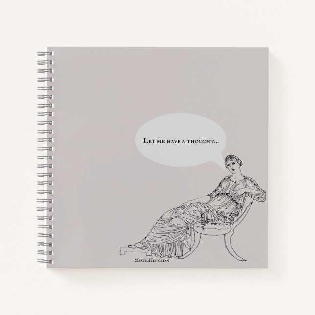Carnet Let me have a thought Notebook (Devant)