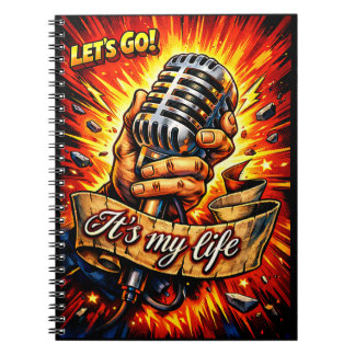 Carnet Let’s Go! Rock & Music Inspired Comic Book Artwork