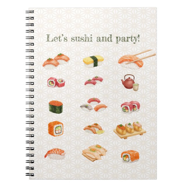 Carnet Let’s sushi and party!  (Devant)
