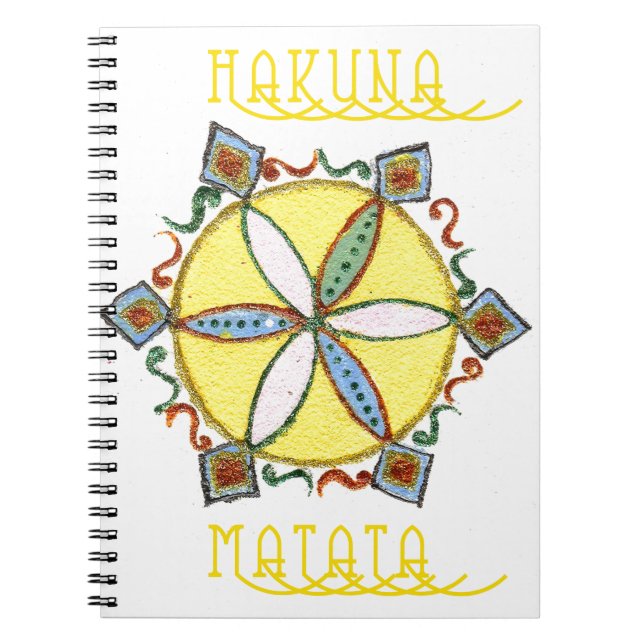 Carnet L'étoile à la fabrication de Hakuna Matata (Devant)