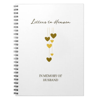 Carnet Letters to Heaven – In Memory Of Husband Custom