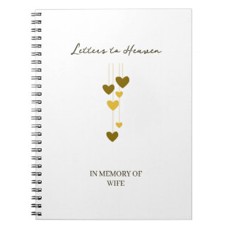 Carnet Letters to Heaven – In Memory Of Wife Personalized