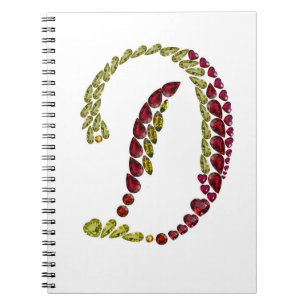 CARNET LETTRE INITIALE D GEMKE