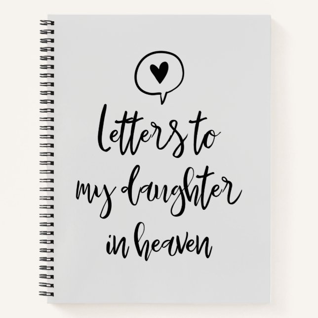 Carnet Lettres À Ma Fille Dans Le Ciel Grief (Devant)