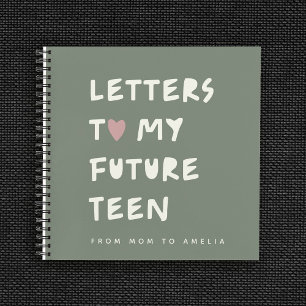 Carnet Lettres à mon ado futur – Souvenir personnalisé