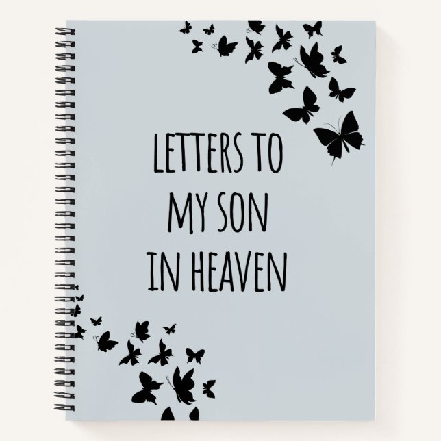 Carnet Lettres À Mon Fils Dans Le Ciel Grief (Devant)