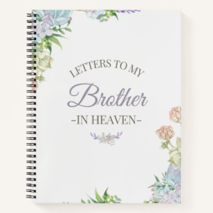 Carnet Lettres À Mon Frère Dans Le Ciel