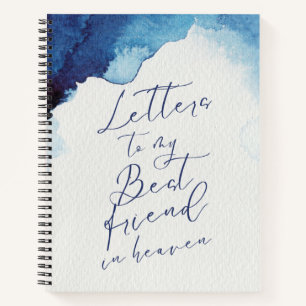Carnet Lettres À Mon Meilleur Ami Dans Le Ciel