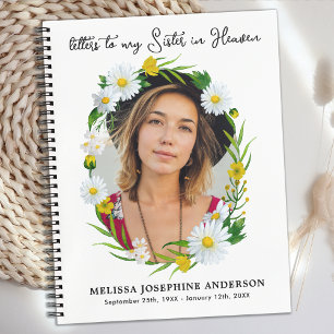 Carnet Lettres À Soeur Ciel Photo Personnalisée Grief Flo