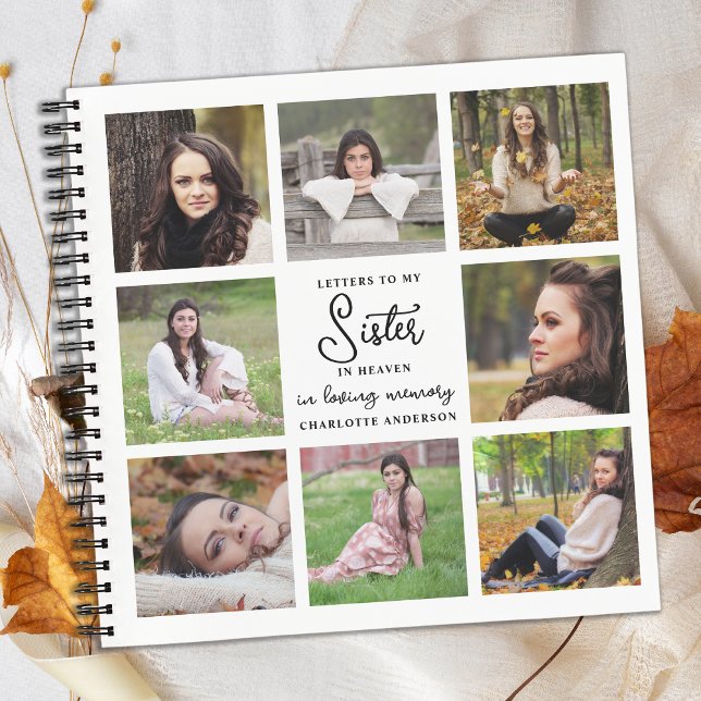 Carnet Lettres Au Ciel 8 Photo Collage Grief Grief (Créateur téléchargé)