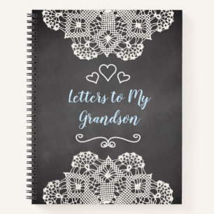 Carnet Lettres personnalisables à mon petit-fils
