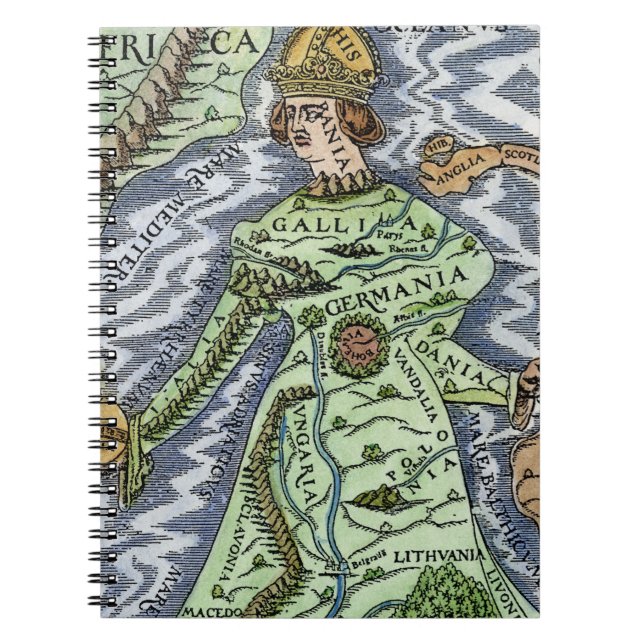 CARNET L'EUROPE EN TANT QUE REINE, 1588 (Devant)