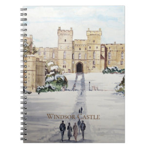 Carnet L'hiver à Windsor Castle Paysage Peinture