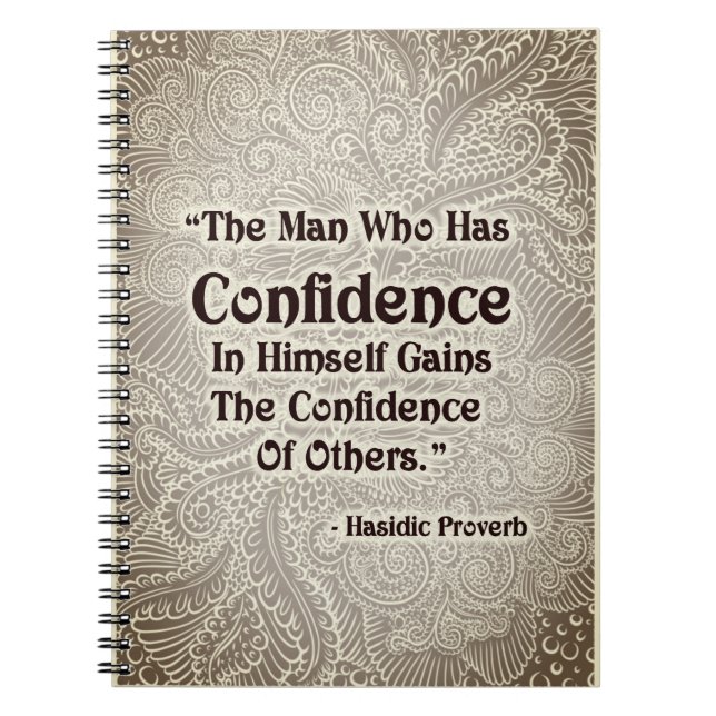 Carnet L'homme qui a - Citation positive (Devant)