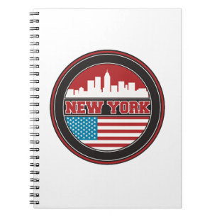 Carnet L'horizon   Etats-Unis de New York diminuent