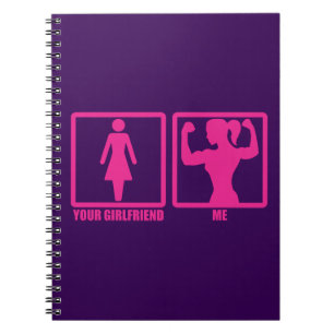 Carnet L'humour du gymnase des femmes, votre amie se