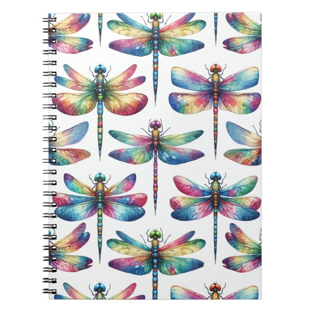 Carnet Libellules Kaléidoscope (Devant)