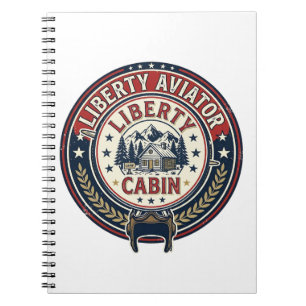 Carnet Liberty Aviator Patriotique Aviation Patriotique V