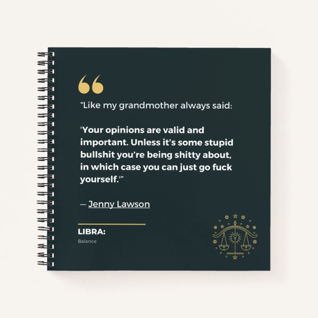 Carnet Libra (Devant)