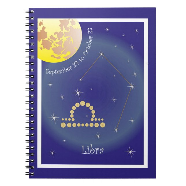Carnet Libra 24 septembre au 23 octobre Notizheft (Devant)