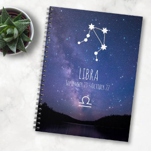 Carnet Libra   Ordinateur portable personnalisé Zodiac Co